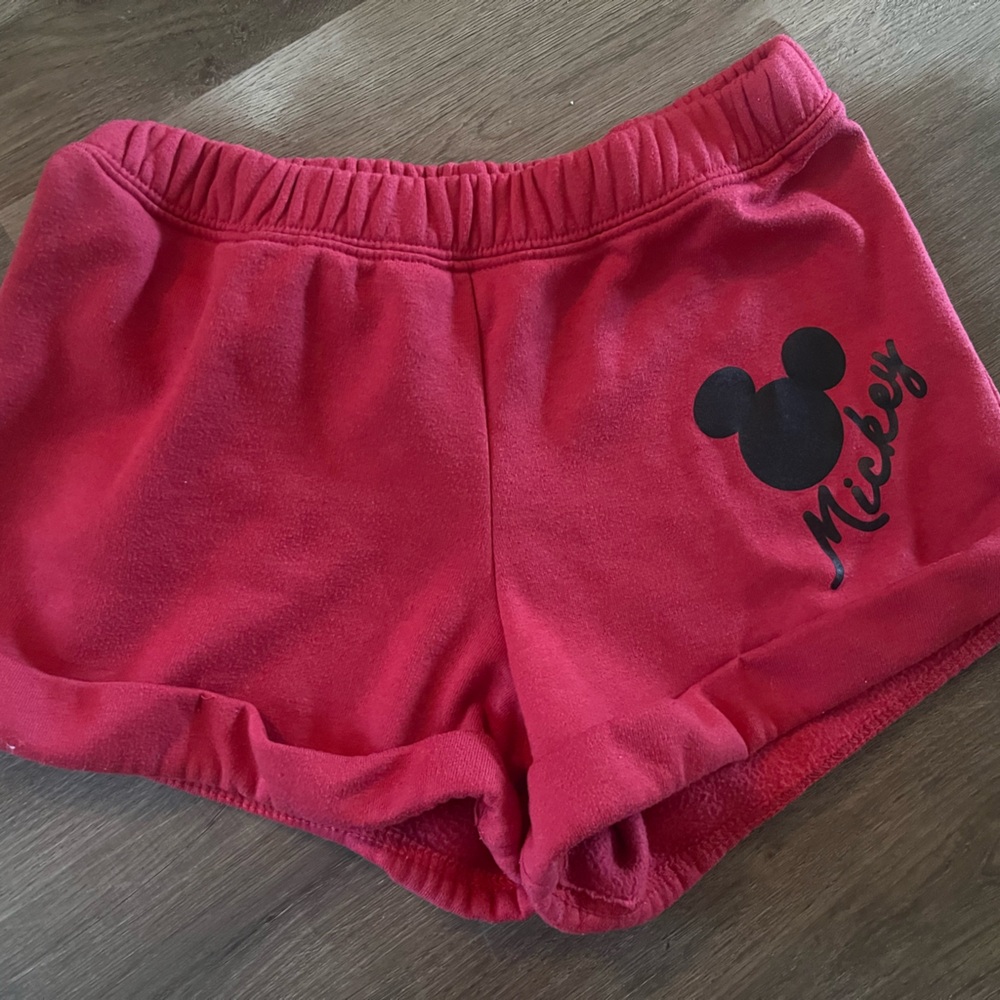 Mickey Mouse Red  Shorts